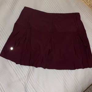 Lululemon Maroon Skirt
